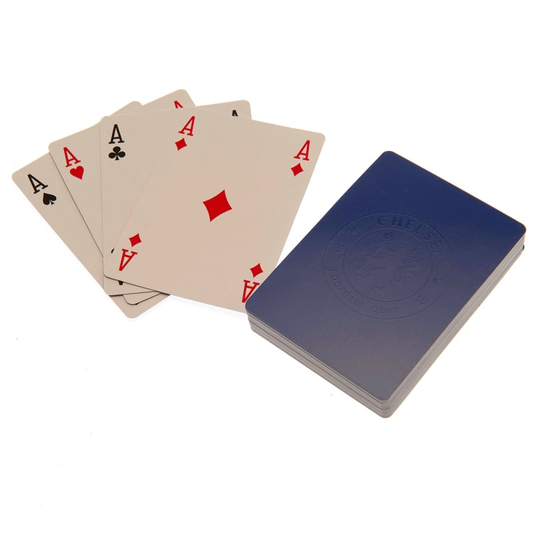 Chelsea FC Executive Playing Cards - Official Crest Adorned Deck