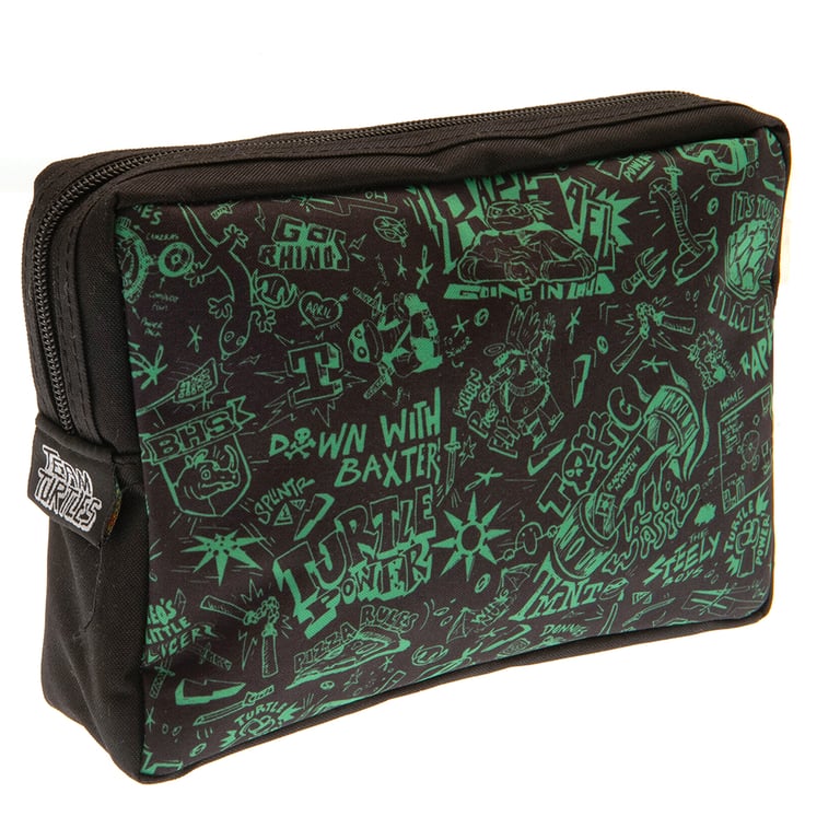 Teenage Mutant Ninja Turtles Multi Pocket Pencil Case - Official TMNT Stationery Holder and Storage Solution