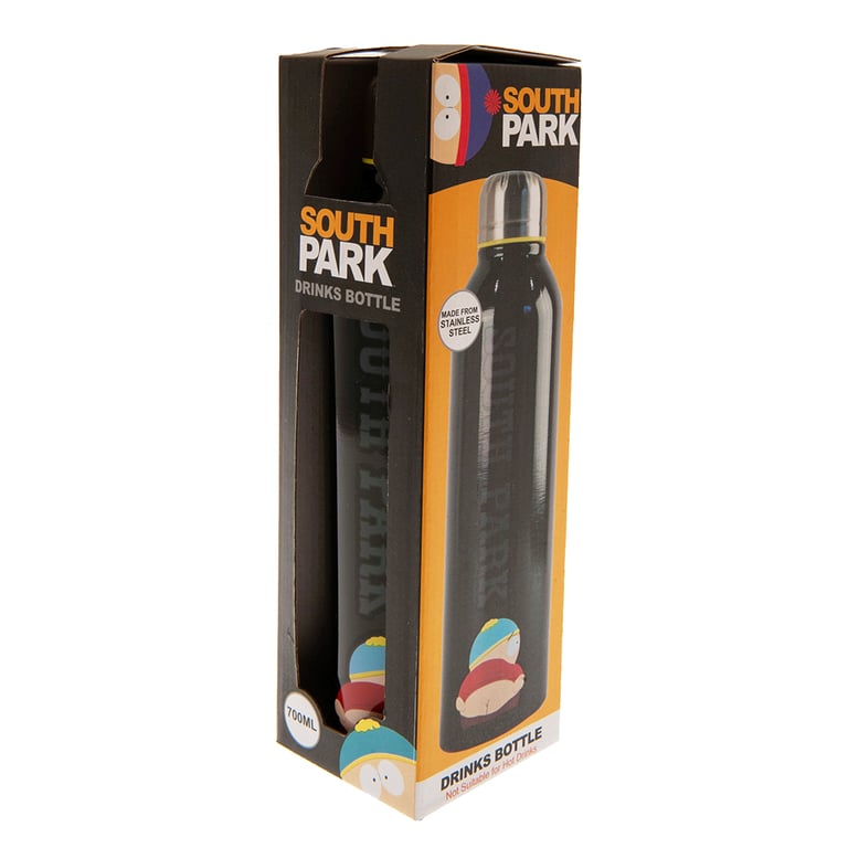 South Park Cartman Stainless Steel 700ml Water Bottle - Screw Top Design