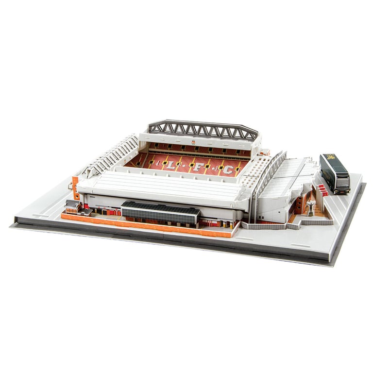 Liverpool FC 3D Anfield Road Stadium Puzzle - 142 Piece Home Decor Challenge for Kids and Football Fans