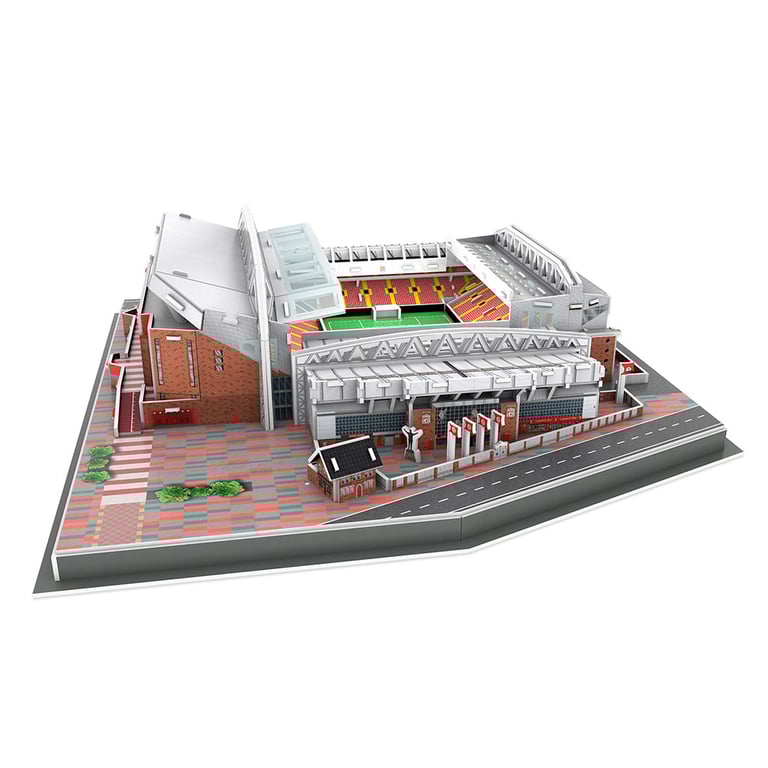 Liverpool FC 3D Anfield Road Stadium Puzzle - 142 Piece Home Decor Challenge for Kids and Football Fans
