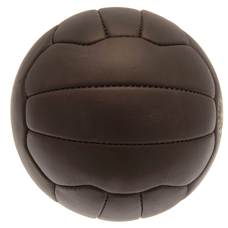 Genuine Leather Chelsea FC Retro Heritage Football - 18 Panel Gold Crest Ball