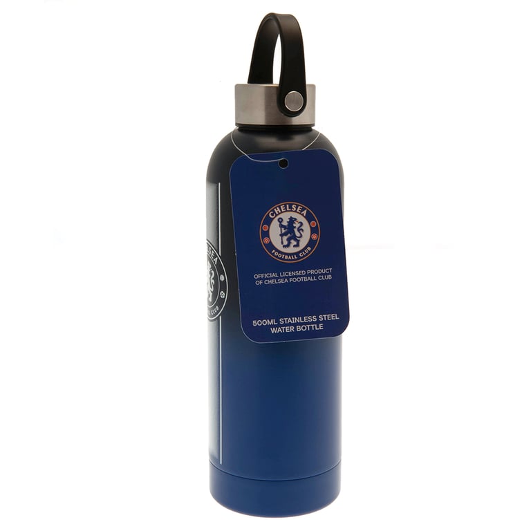Chelsea FC Chunky Stainless Steel Thermal Bottle - 24hr Temperature Retention