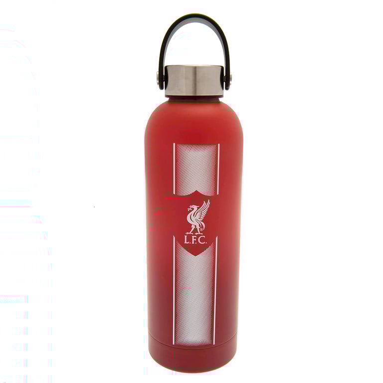 Liverpool FC Stainless Steel Thermal Bottle - 24 Hour Insulation and Carry Handle