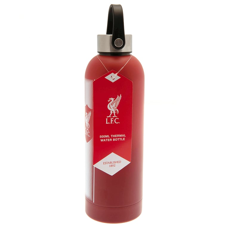 Liverpool FC Stainless Steel Thermal Bottle - 24 Hour Insulation and Carry Handle