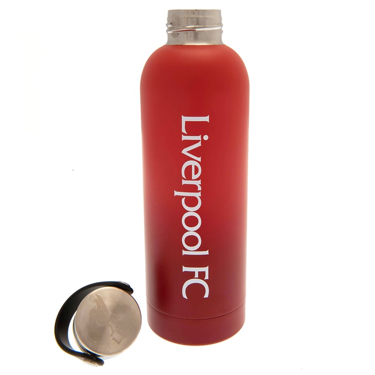 Liverpool FC Stainless Steel Thermal Bottle - 24 Hour Insulation and Carry Handle
