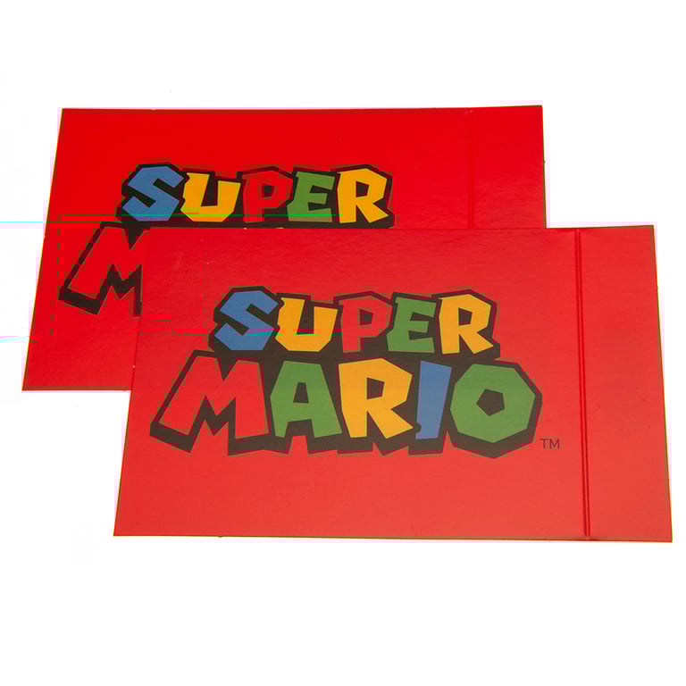 Super Mario Gift Wrap - Vibrant Wrapping Paper with 2 Sheets & Matching Tags