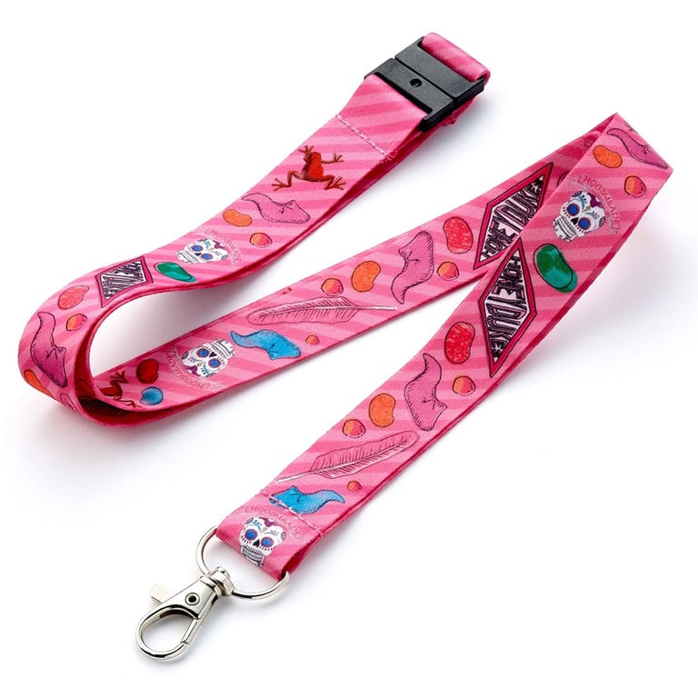 Harry Potter Honeydukes Themed Nylon Lanyard with Metal Clip and Sliding Toggles