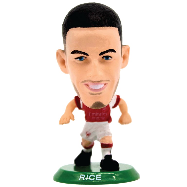 Arsenal FC Declan Rice SoccerStarz Collectable Figure - 5cm Tall with Classic Home Kit