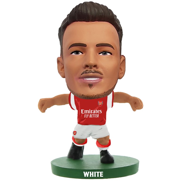 Arsenal FC SoccerStarz Ben White Collectable Figure - 5cm Tall in Classic Home Kit