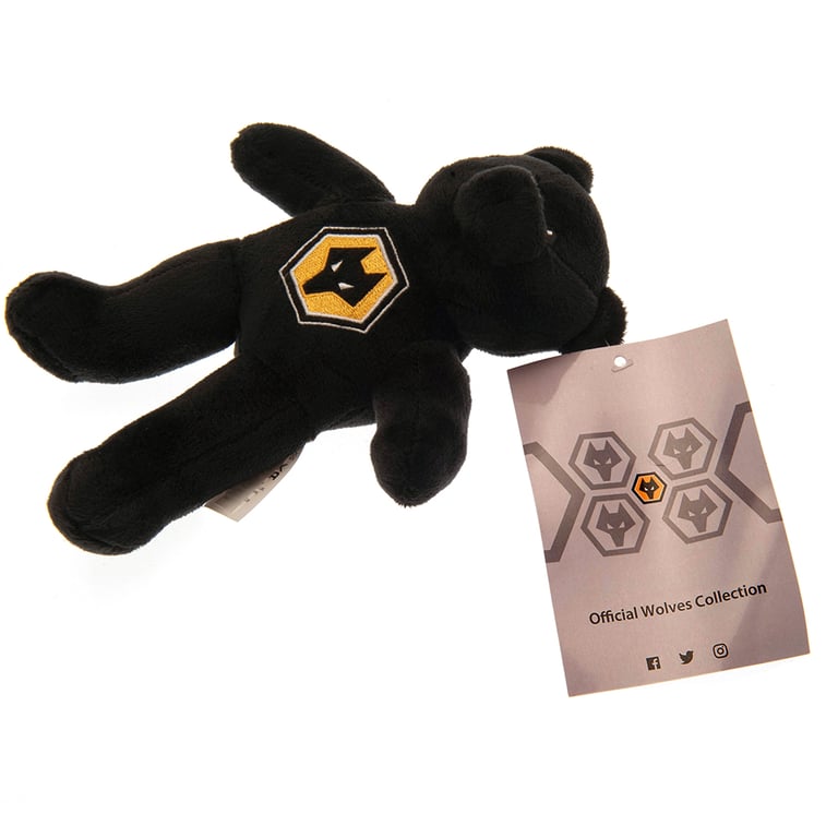 Wolverhampton Wanderers FC 100 Polyester Plush Bear with Crest