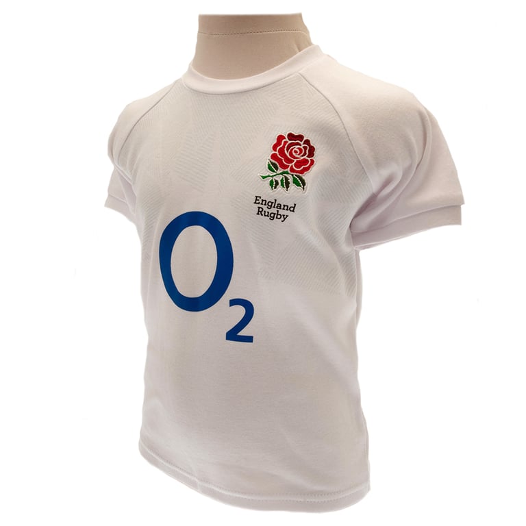 England RFU Cotton Rose Home Kit Baby Short Set (6/9 mths)