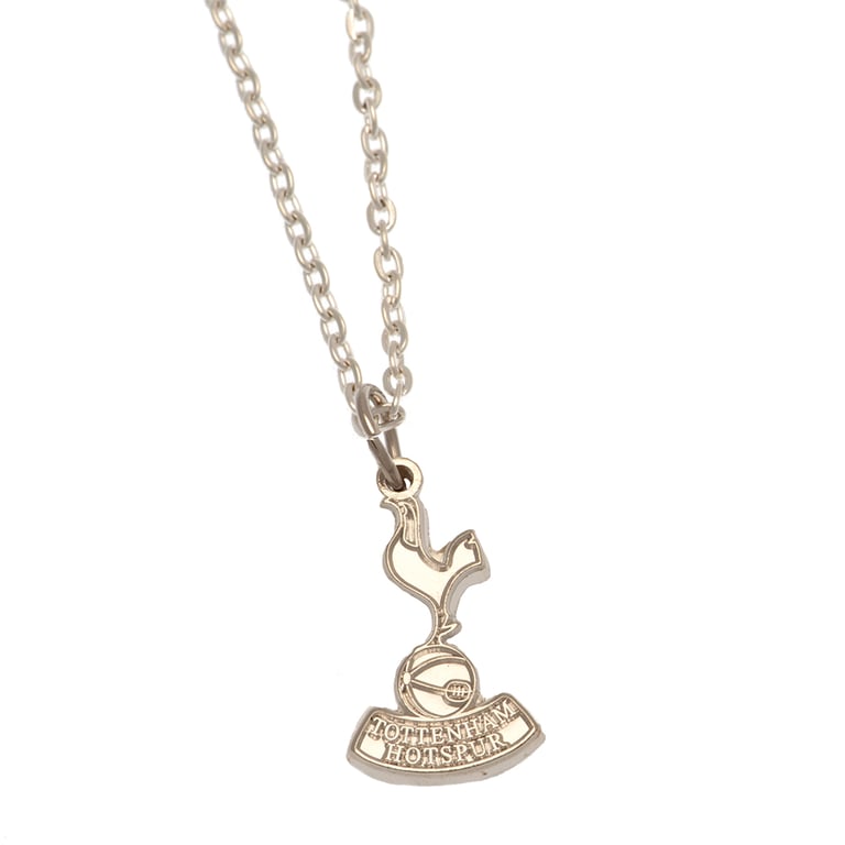Tottenham Hotspur FC Silver Plated Boxed Crest Pendant Necklace