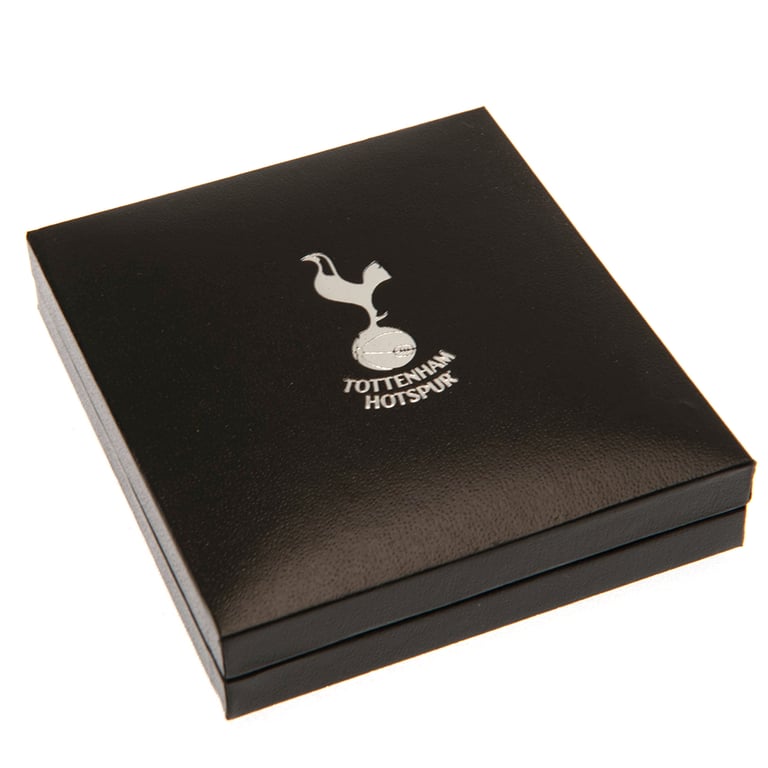 Tottenham Hotspur FC Silver Plated Boxed Crest Pendant Necklace