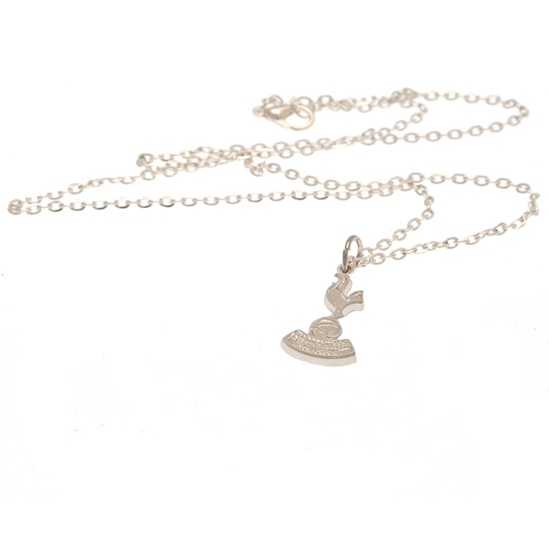 Tottenham Hotspur FC Silver Plated Boxed Crest Pendant Necklace
