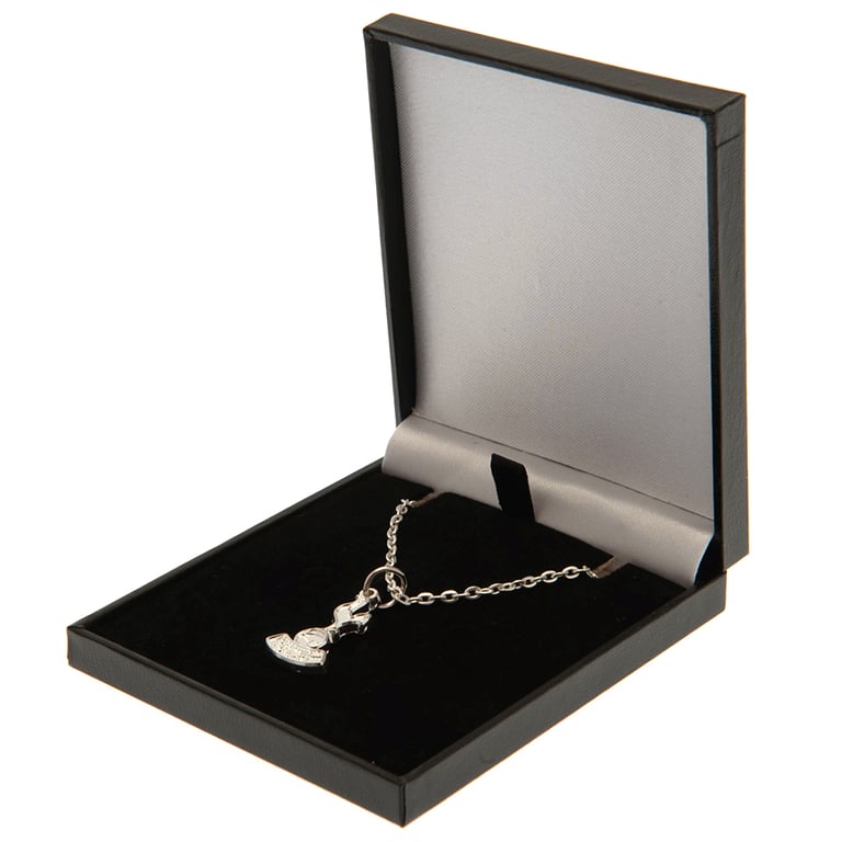 Tottenham Hotspur FC Silver Plated Boxed Crest Pendant Necklace