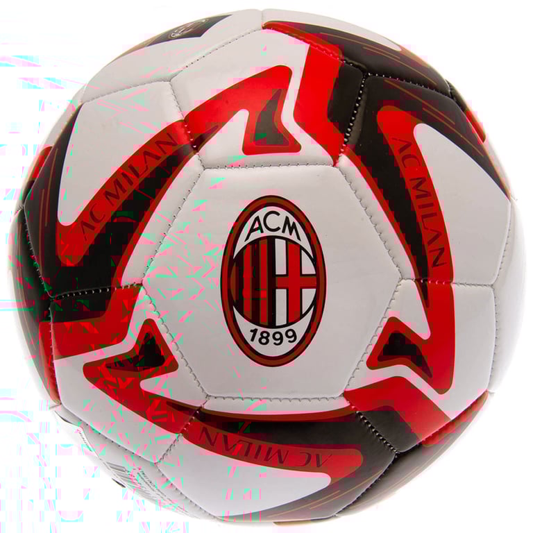 AC Milan 32 Panel PVC Soccer Ball with Official Crest