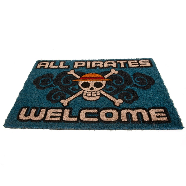 One Piece Pirate Doormat - Durable Coconut Fibre with Non-Slip PVC Base