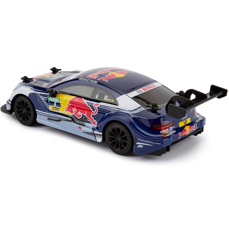 Audi DTM 1:24 Scale Blue Red Bull Radio Controlled Car with Spring Suspension and Remote Control