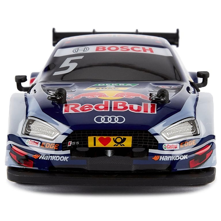 Audi DTM 1:24 Scale Blue Red Bull Radio Controlled Car with Spring Suspension and Remote Control