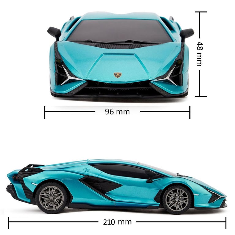 Lamborghini Sian 1:24 Scale RC Car with Spring Suspension and Xenon LED Headlights