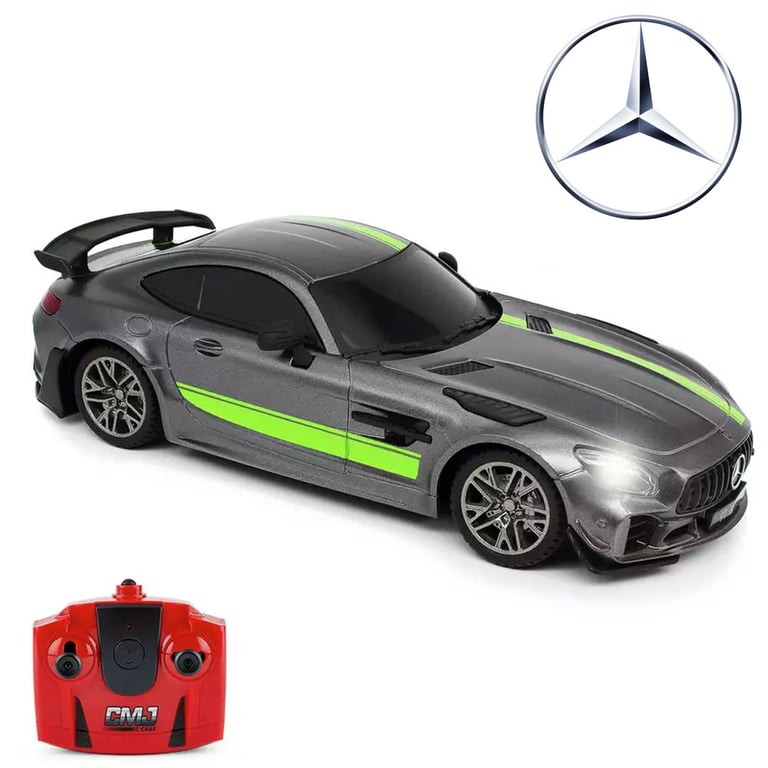 Mercedes AMG GT PRO 1:24 Scale Radio Controlled Car with Spring Suspension and Xenon LED Headlights