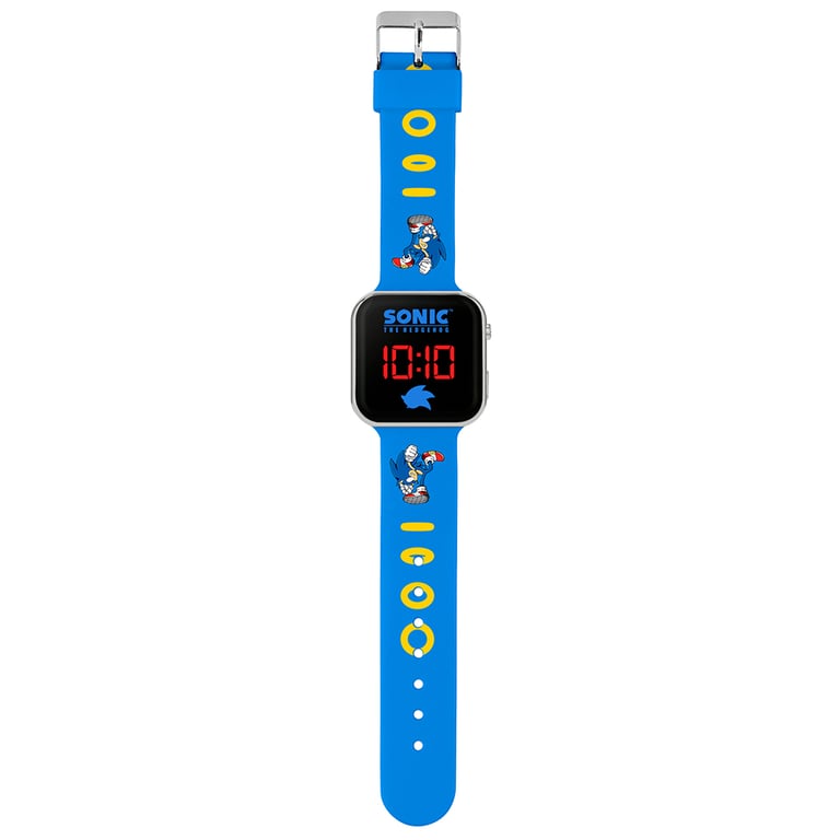 Sonic The Hedgehog Junior LED Digital Watch - Easy to Read Display & 1 Year Guarantee