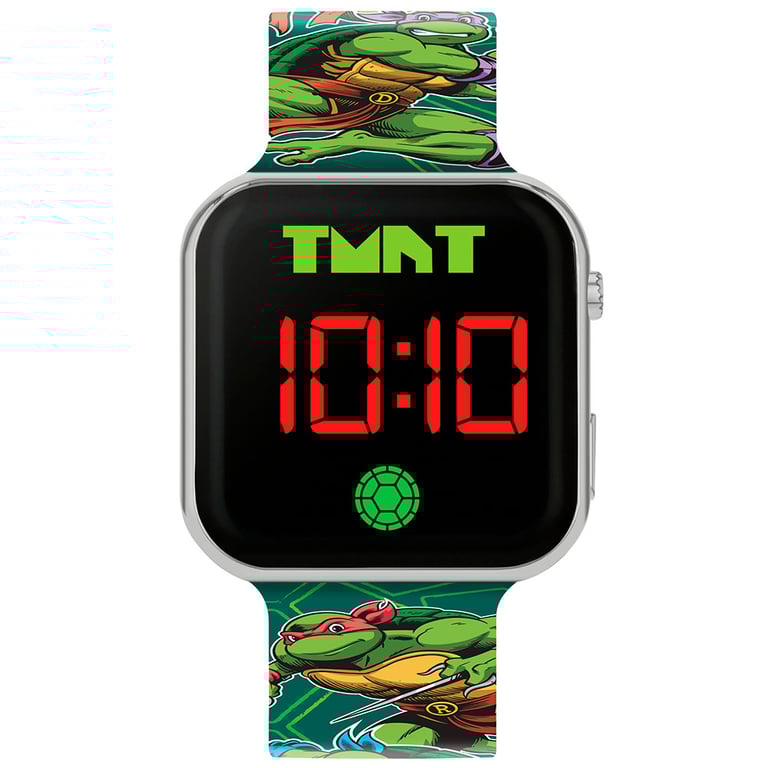 Teenage Mutant Ninja Turtle Junior LED Digital Watch - Silicone Strap with 1 Year Guarantee