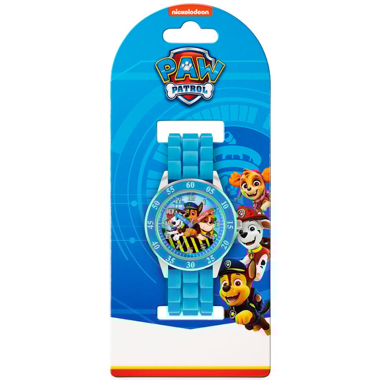 Paw Patrol Junior Time Teacher Analogue Watch with Silicone Strap