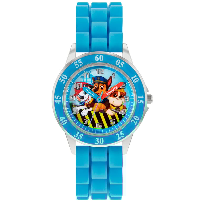 Paw Patrol Junior Time Teacher Analogue Watch with Silicone Strap