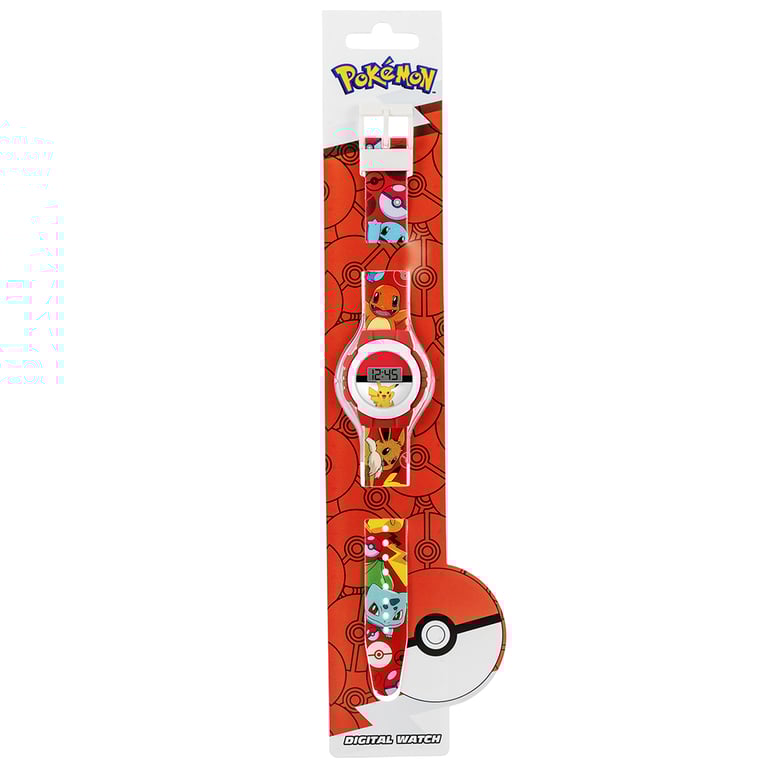 Pokmon Kids Digital Watch - Pikachu Edition with 1 Year Guarantee