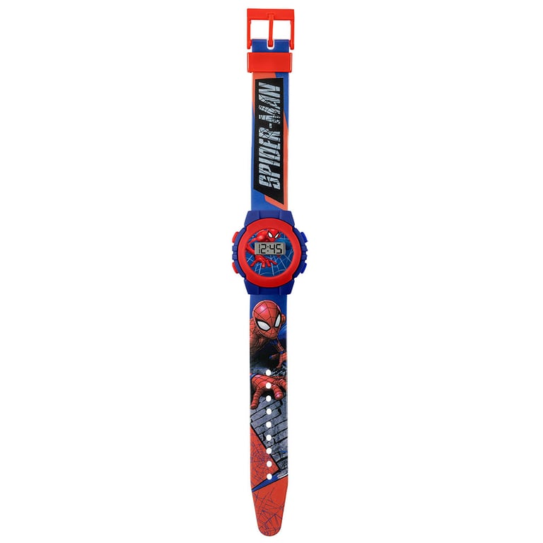 Spider-Man Kids Digital Watch - Easy Read Display, Vibrant Strap, 1 Year Guarantee