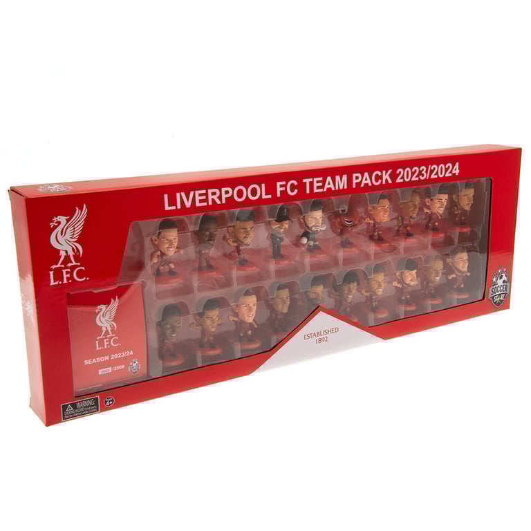 Liverpool FC 20 Player Team Pack - Limited Edition Collectors Figurines in Classic Home Kit