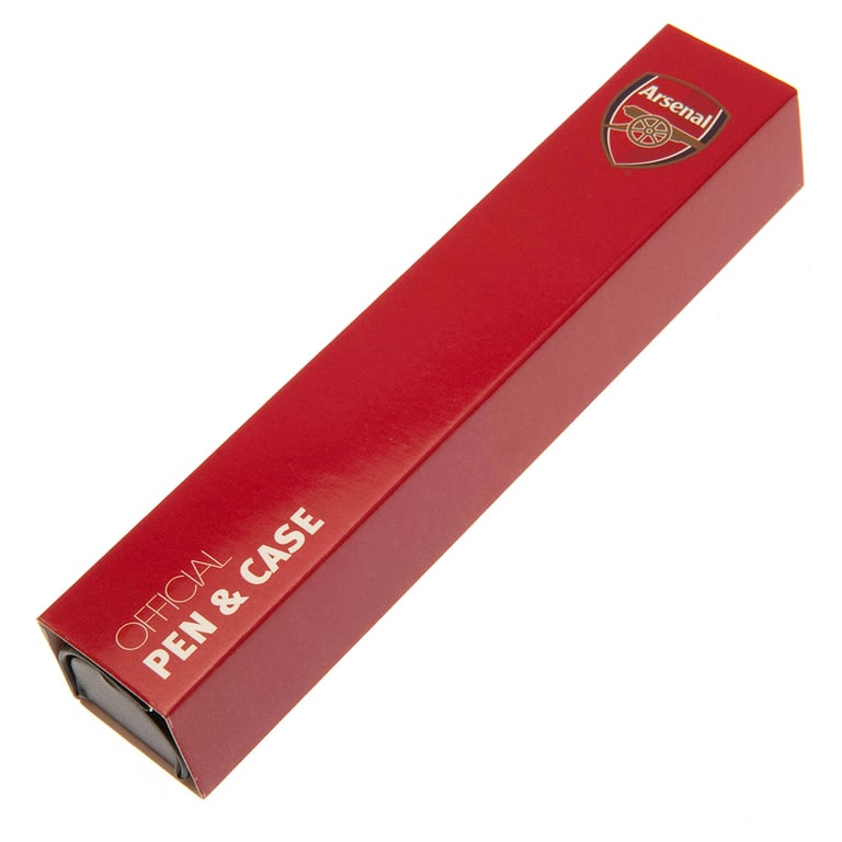 Arsenal FC Matte Black Pen with Gold Detail and Magnetic Roll Case