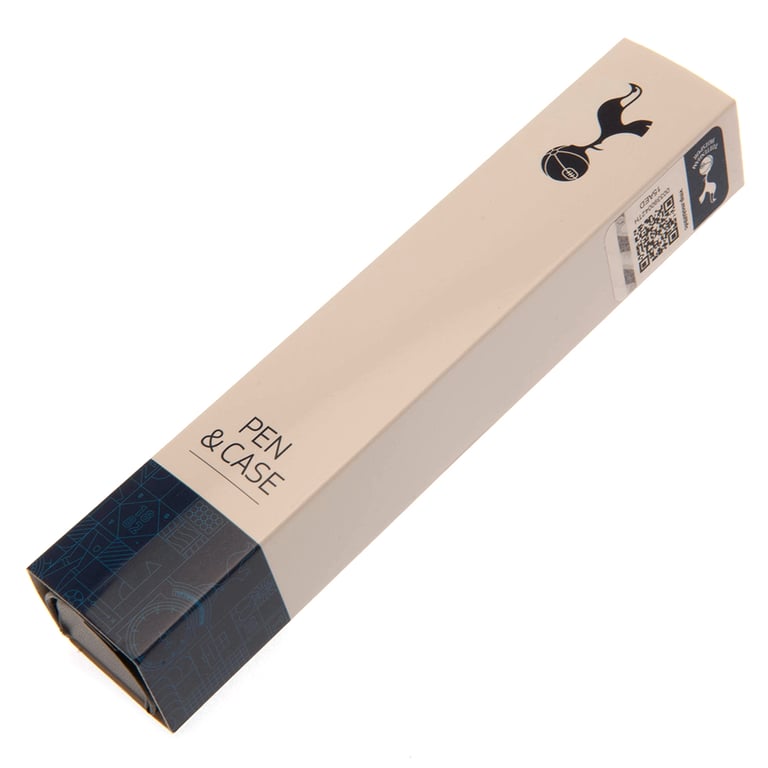 Tottenham Hotspur FC Executive Pen & Roll Case - Matte Black Finish with Gold Detail and Magnetic Closure
