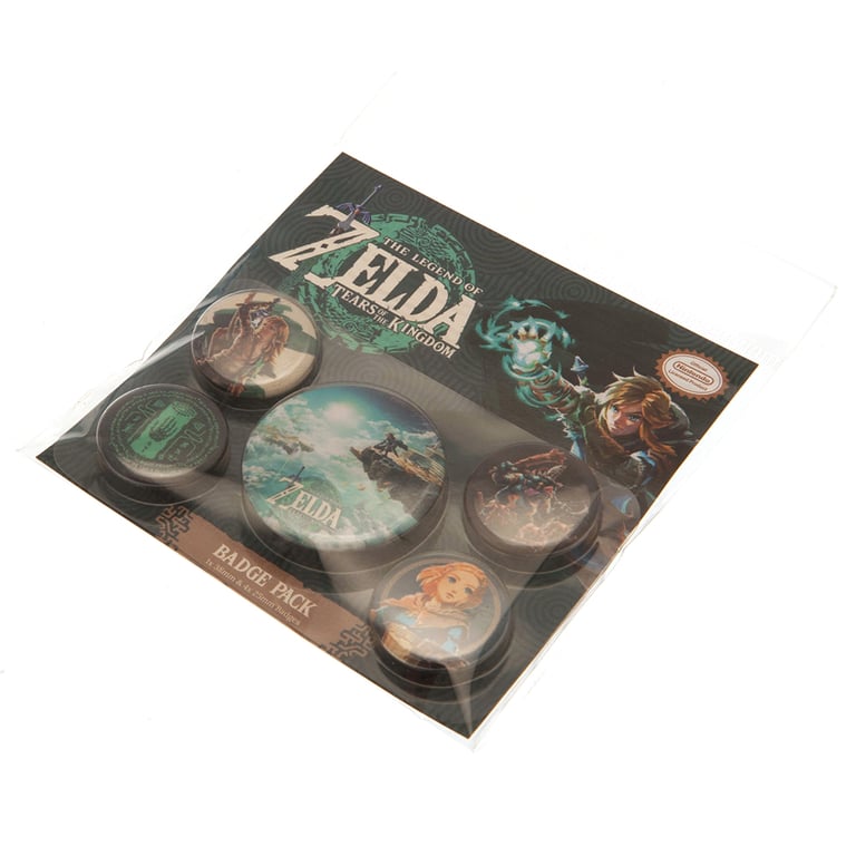 The Legend of Zelda Button Badge Set - Eye-Catching School Bag & Clothing Accessory