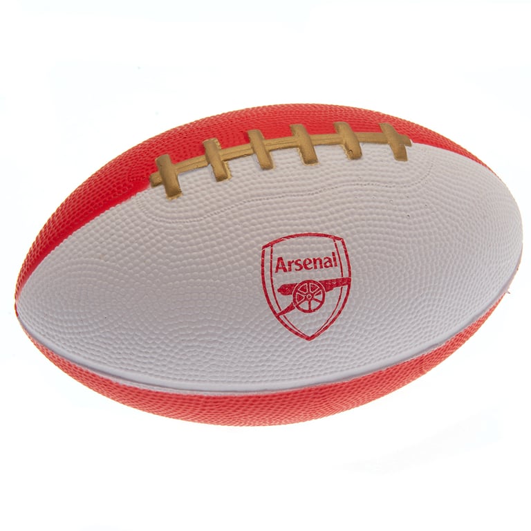 Arsenal FC Mini Foam American Football - Soft Textured & Lightweight Ball