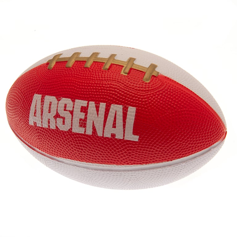 Arsenal FC Mini Foam American Football - Soft Textured & Lightweight Ball