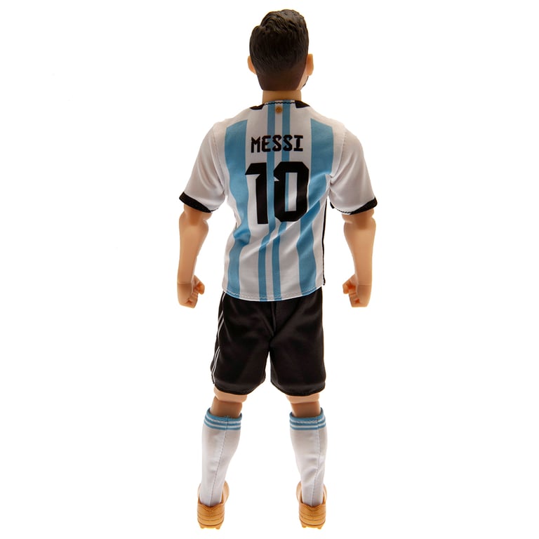 Argentina 30cm Lionel Messi Detailed Action Figure with Argentina Team Kit & Ball