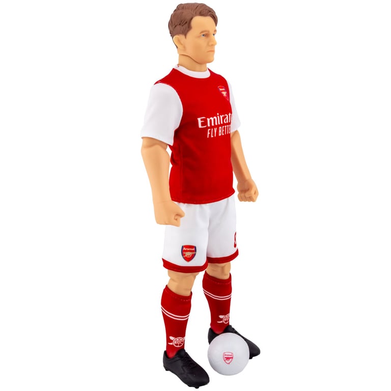 Arsenal FC Martin Odegaard Action Figure - 6 Point Articulation & Team Kit Detailing
