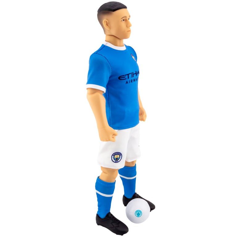 Manchester City FC Foden Action Figure - 6 Point Articulation with City Team Kit and Number 47