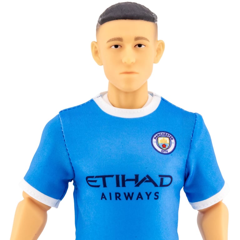 Manchester City FC Foden Action Figure - 6 Point Articulation with City Team Kit and Number 47