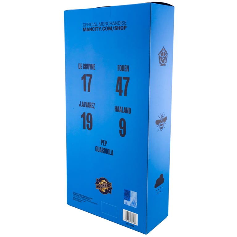 Manchester City FC Foden Action Figure - 6 Point Articulation with City Team Kit and Number 47