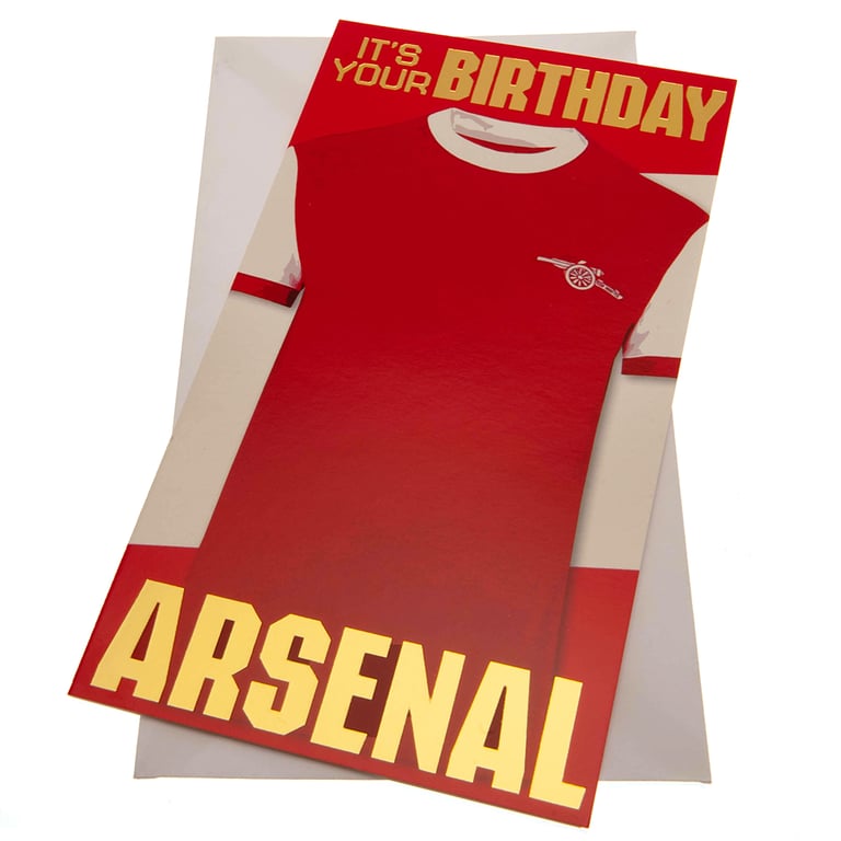 Arsenal FC Retro Birthday Card - Vintage Football Club Gift Idea