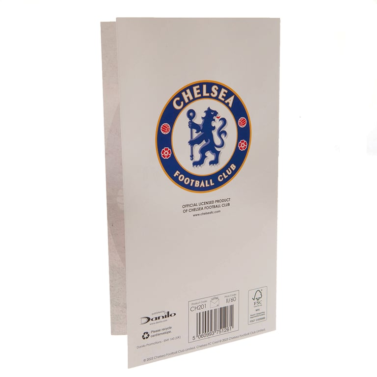 Chelsea FC Retro Birthday Card - Football Fan Gift