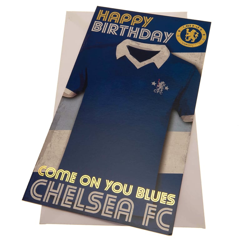 Chelsea FC Retro Birthday Card - Football Fan Gift