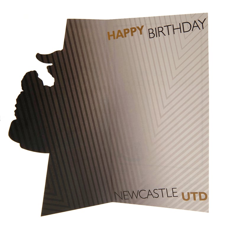 Newcastle United FC Crest Birthday Card - Official Team Crest Design