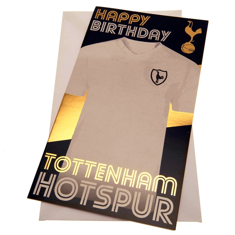Tottenham Hotspur FC Retro Birthday Card - Football Fan Gift