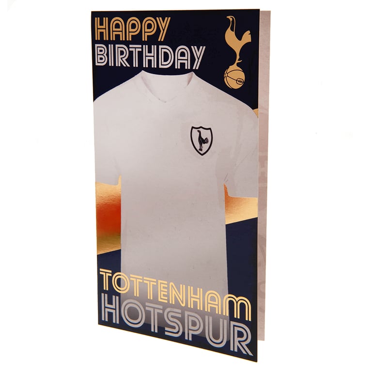 Tottenham Hotspur FC Retro Birthday Card - Football Fan Gift