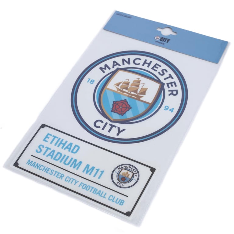 Manchester City FC A4 High Quality Digital Print Car Decal - Gloss Finish